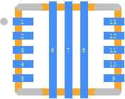 TPS61178RNWR - Texas Instruments PCB footprint - Other - Other - RNW0013A