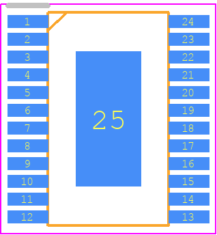 TPS56C20PWP - Texas Instruments PCB footprint - Small Outline Packages - Small Outline Packages - pwp(R-pdso-g21) 2021