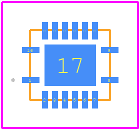 SN74CBT3251RGYR - Texas Instruments PCB footprint - Other - Other - SN74CBT3251RGYR-4