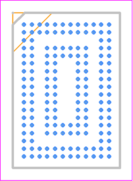 74SSTUB32865ZJBR - Texas Instruments PCB footprint - BGA - BGA - ZJB (R-PBGA-N160)