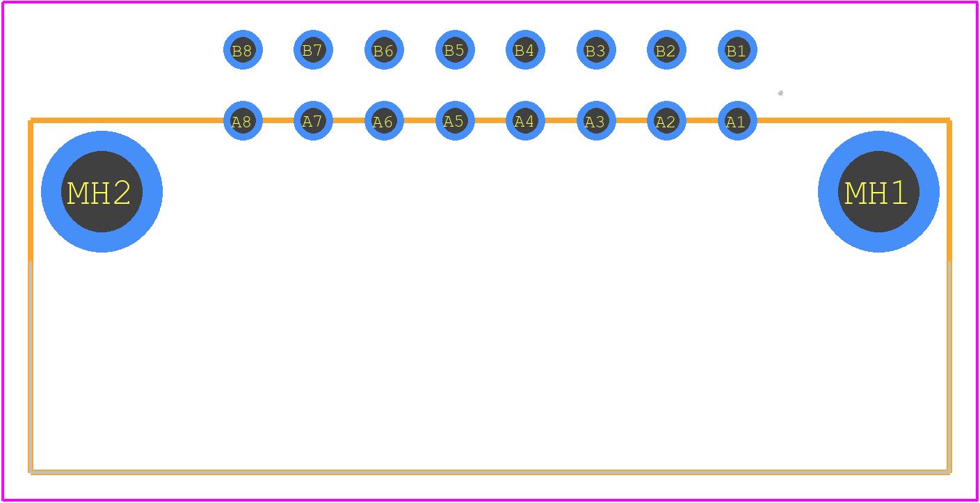 PCN12EA-16P-2.54DS(71) - Hirose PCB footprint - Other - Other - PCN12EA-16P-2.54DS(71)-4