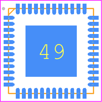 DDC118IRTCT - Texas Instruments PCB footprint - Quad Flat No-Lead - Quad Flat No-Lead - 48-VFQFN Exposed Pad