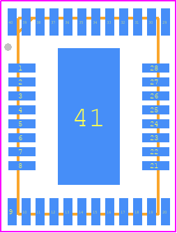 TPS53315RGFT - Texas Instruments PCB footprint - Quad Flat No-Lead - Quad Flat No-Lead - TPS53315RGFT