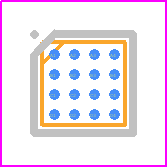 TPS62366AYZHR - Texas Instruments PCB footprint - BGA - BGA - TPS62366AYZHR