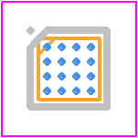 TPS61282YFFT - Texas Instruments PCB footprint - BGA - BGA - YFF0016_2021