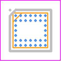 LM10507TMX-A/NOPB - Texas Instruments PCB footprint - BGA - BGA - YFR0034x