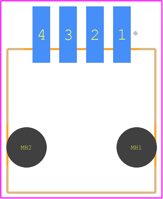 15-91-3044 - Molex PCB footprint - Other - Other - 15-91-3044-1