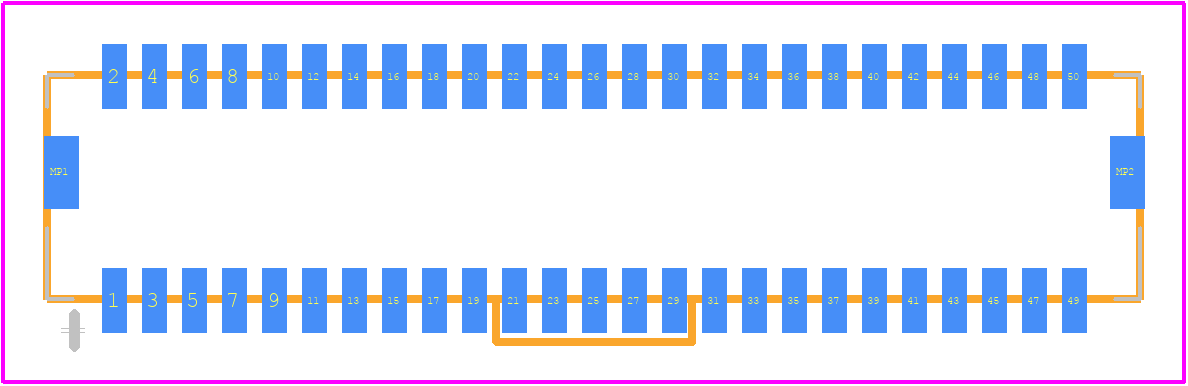 501190-5017 - Molex PCB footprint - Other - Other - 501190-5017-2