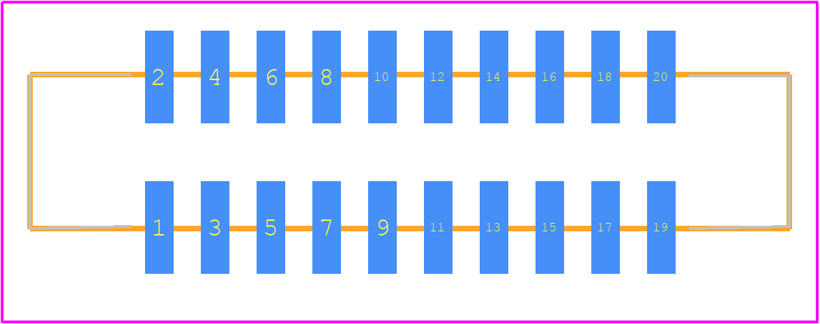957220-2000-AR-TP - 3M PCB footprint - Other - Other - 957220-2000-AR-TP-2