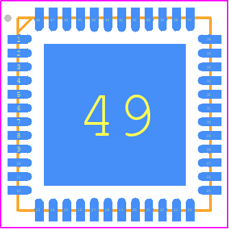 KSZ9031RNXIA - Microchip PCB footprint - Quad Flat No-Lead - Quad Flat No-Lead - KSZ9031RNXIA-1
