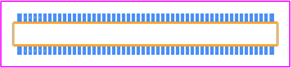 DF40C-100DP-0.4V(51) - Hirose PCB footprint - Other - Other - DF40C-100DP-0.4V(51)