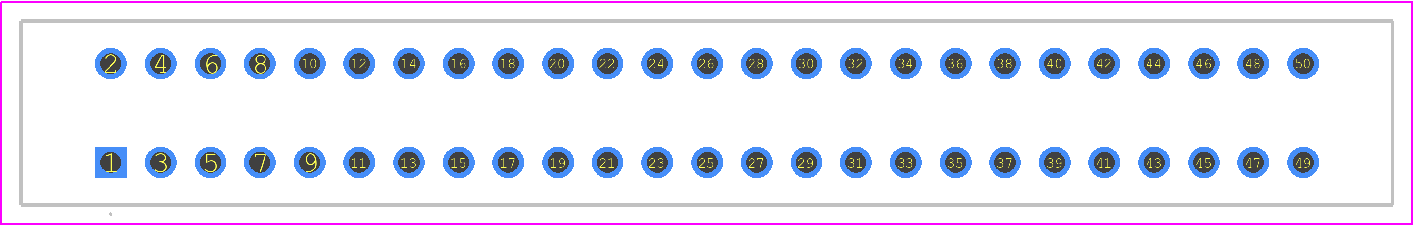 395-050-520-201 - EDAC PCB footprint - Other - Other - 395-050-520-201-2