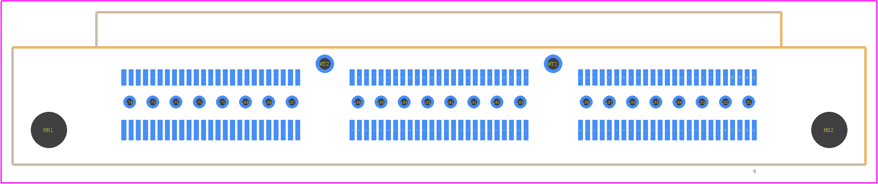 QTS-075-01-L-D-RA-WT - SAMTEC PCB footprint - Other - Other - QTS-075-01-L-D-RA-WT-1