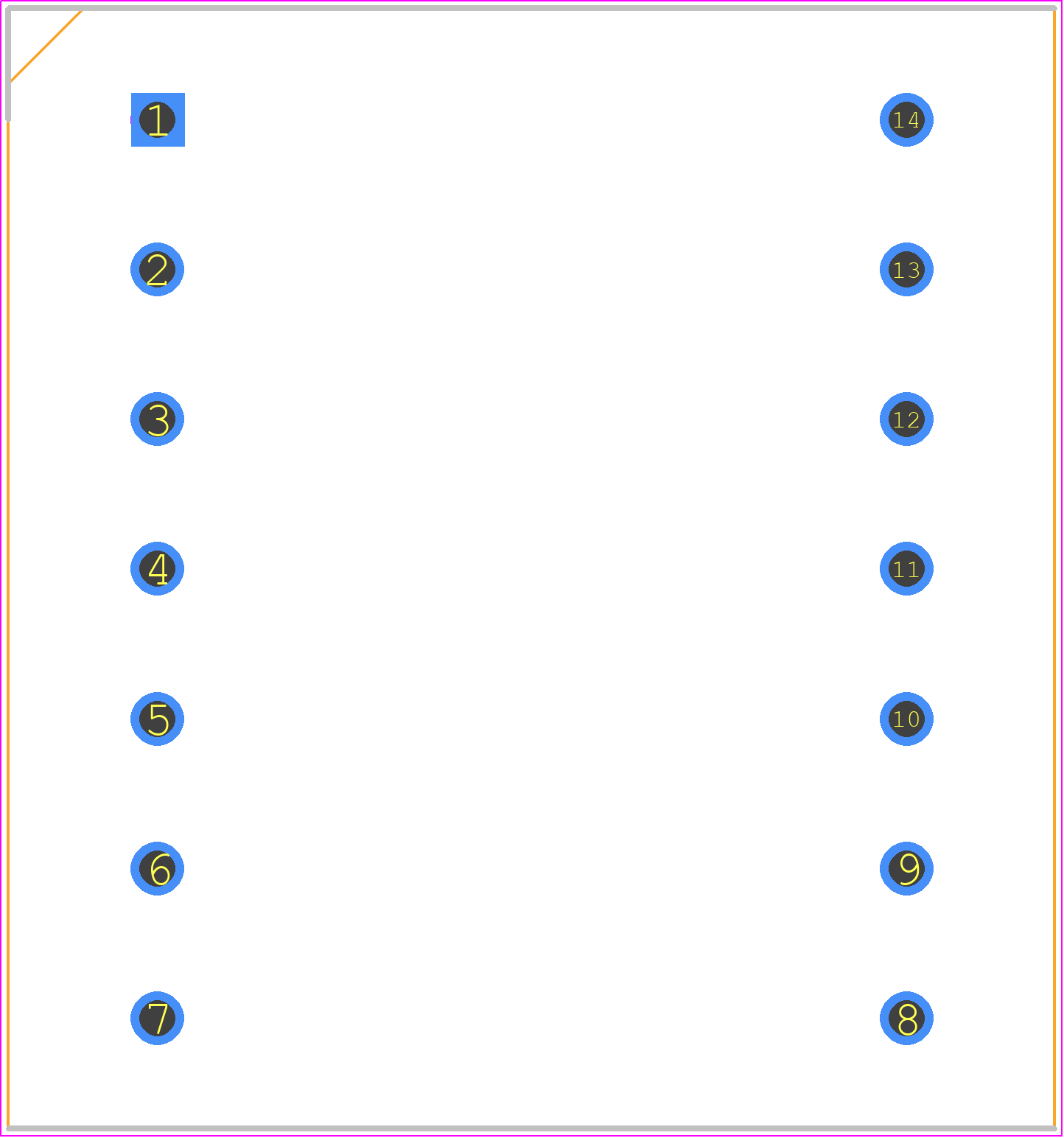 B66230A1114T001 - TDK PCB footprint - Dual-In-Line Sockets - Dual-In-Line Sockets - B66230A1114T001