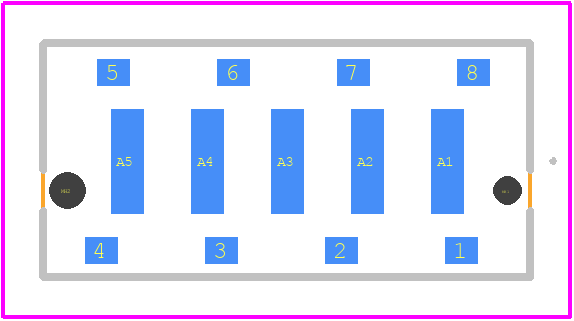 214357 - TE Connectivity PCB footprint - Other - Other - 214357-2