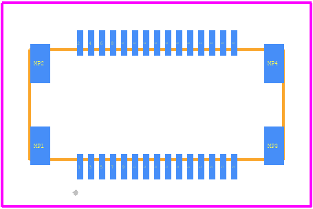 DF18B-30DS-0.4V(81) - Hirose PCB footprint - Other - Other - DF18B-30DS-0.4V(81)-4