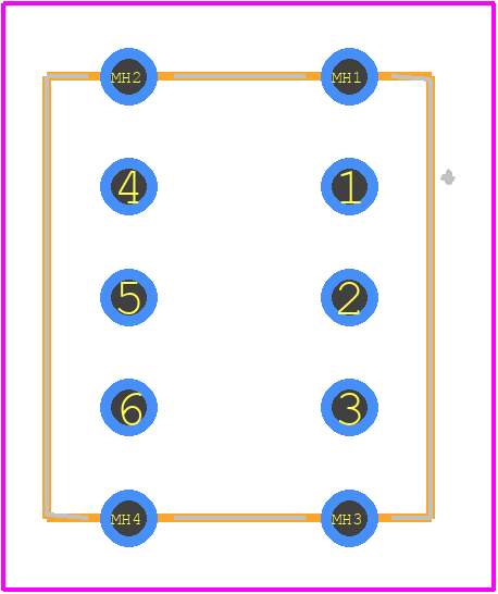 B28HB - NKK Switches PCB footprint - Other - Other - B28HB-2-