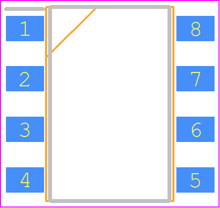 AQW614A - Panasonic PCB footprint - Small Outline Packages - Small Outline Packages - AQW614A
