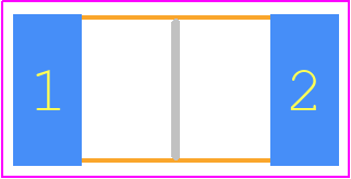 HCS2512FTL300 - Stackpole Electronics, Inc. PCB footprint - Resistor Chip - Resistor Chip - HCS2512