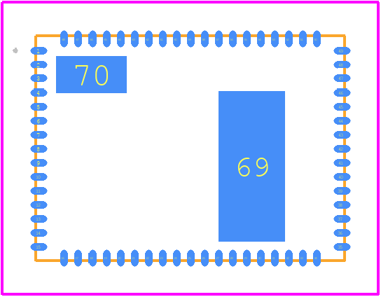 EN5364QI - Intel PCB footprint - Other - Other - 68-pin QFN 