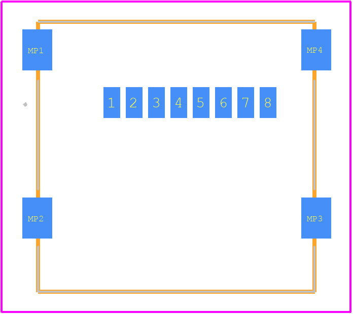 5009010801 - Molex PCB footprint - Other - Other - 5009010801-2