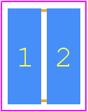 KRL3216-C-R001-J-T1 - Susumu PCB footprint - Resistor Chip - Resistor Chip - 1.6X3.2