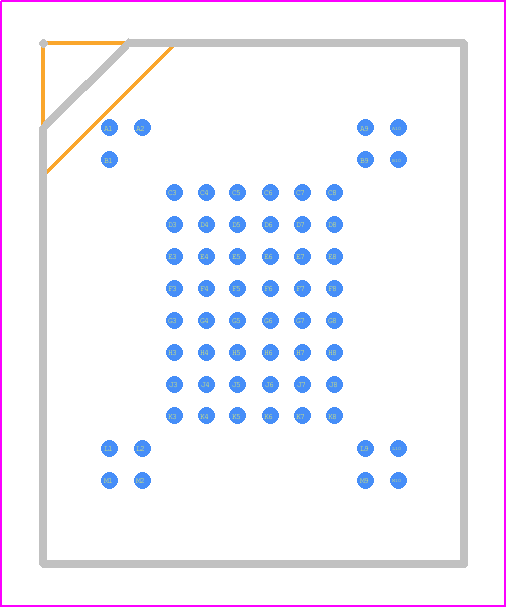 MT29F4G08ABBDAHC-IT:D TR - Micron PCB footprint - BGA - BGA - 63-Ball VFBGA (10.5mm x 13mm)...