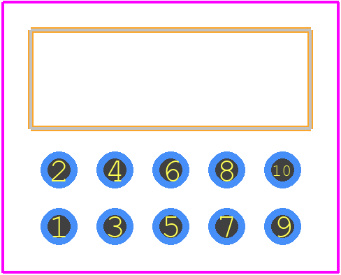 M22-2040505 - Harwin PCB footprint - Other - Other - M22-2040505-1