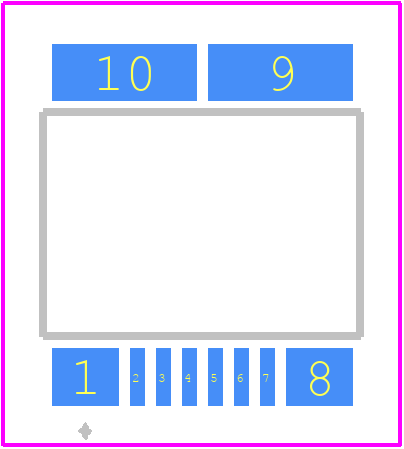 CQ3201 - Asahi Kasei Microdevices PCB footprint - Other - Other - CQ3201-1