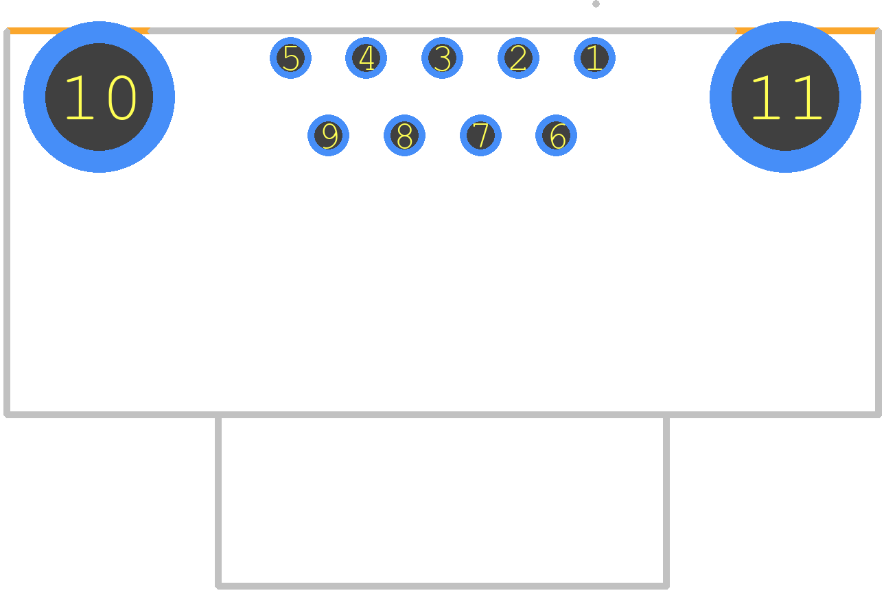 DS1037-01-09FNAKSI74 - Connfly PCB footprint - Other - Other - DS1037-01-09FNAKSI74