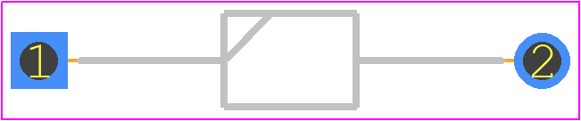 1N4728A-TR - Vishay PCB footprint - Diodes, Axial Diameter Horizontal Mounting - Diodes, Axial Diameter Horizontal Mounting - DO-41 (DO-204AL)_1N47............