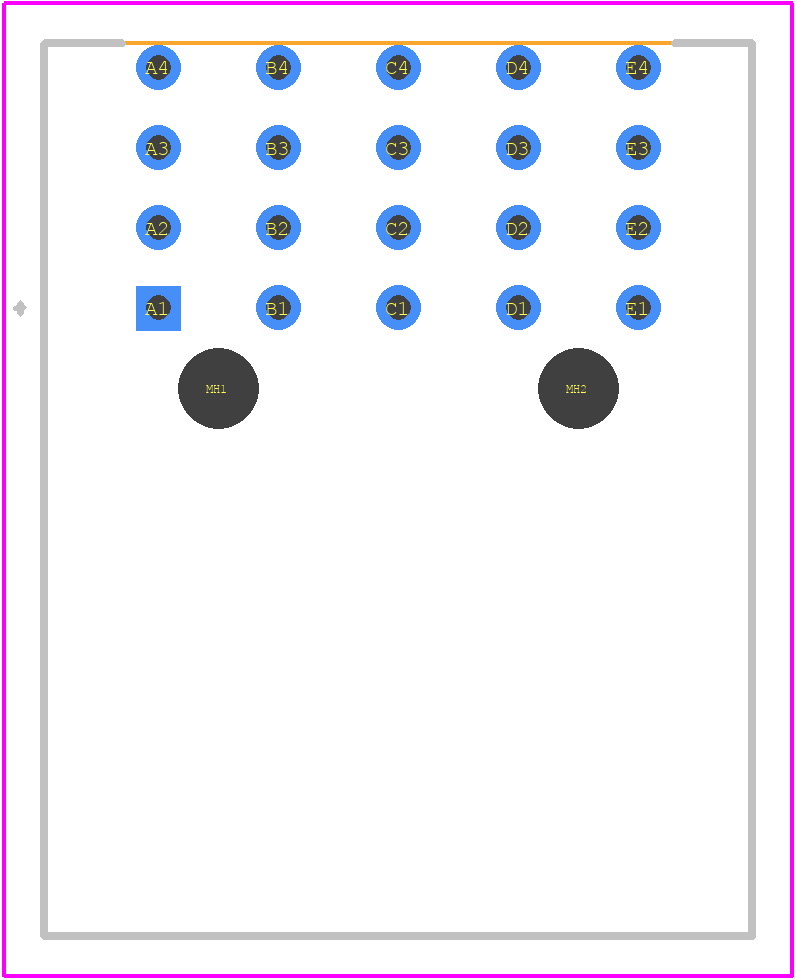 254988 - TE Connectivity PCB footprint - Other - Other - 254988
