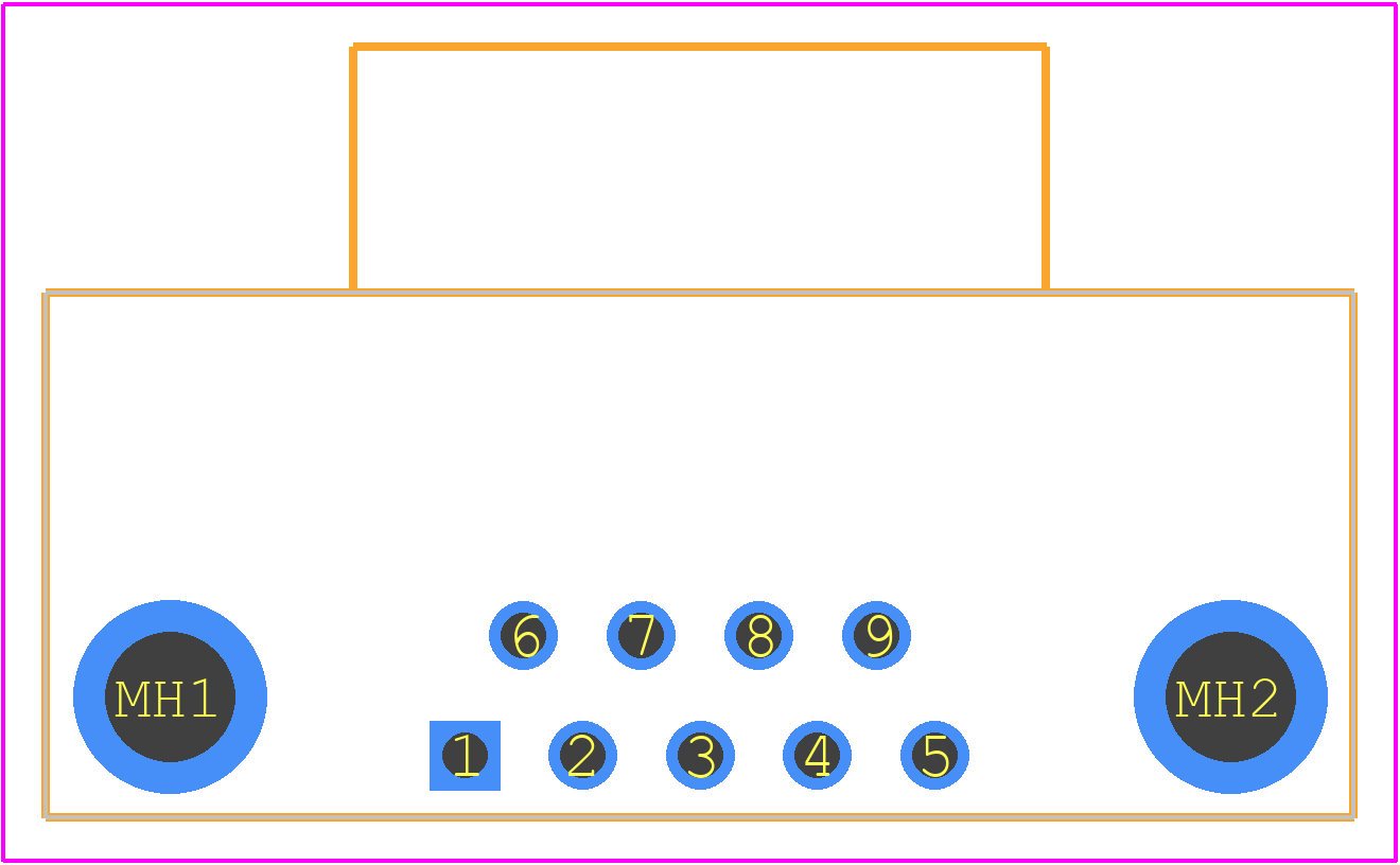 K22X-E9S-N - Kycon PCB footprint - Other - Other - K22X-E9S-N-1
