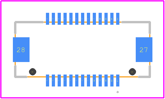 DF17(3.0)-26DS-0.5V(57) - Hirose PCB footprint - Other - Other - DF17(3.0)-26DS-0.5V(57)-1