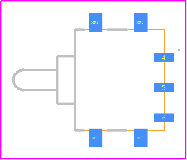 G3T12AH-R - NKK Switches PCB footprint - Other - Other - G3T12AH-R