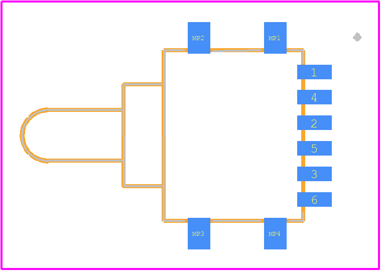 G3T22AH - NKK Switches PCB footprint - Other - Other - G3T22AH-2