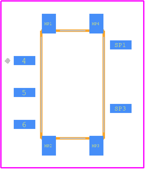 G3T13AB - NKK Switches PCB footprint - Other - Other - G3T13AB-2
