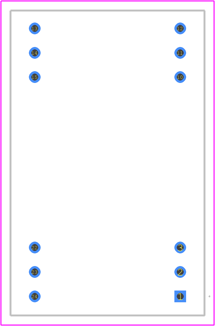 EC3AE25M - Cincon PCB footprint - Other - Other - EC3AE25M-6