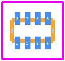 CAY10-330J4AS - Bourns PCB footprint - Other - Other - CAY10-330J4AS-1