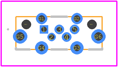 USB3150-30-075-A - GCT (GLOBAL CONNECTOR TECHNOLOGY) PCB footprint - Other - Other - USB3150-30-075-A-4
