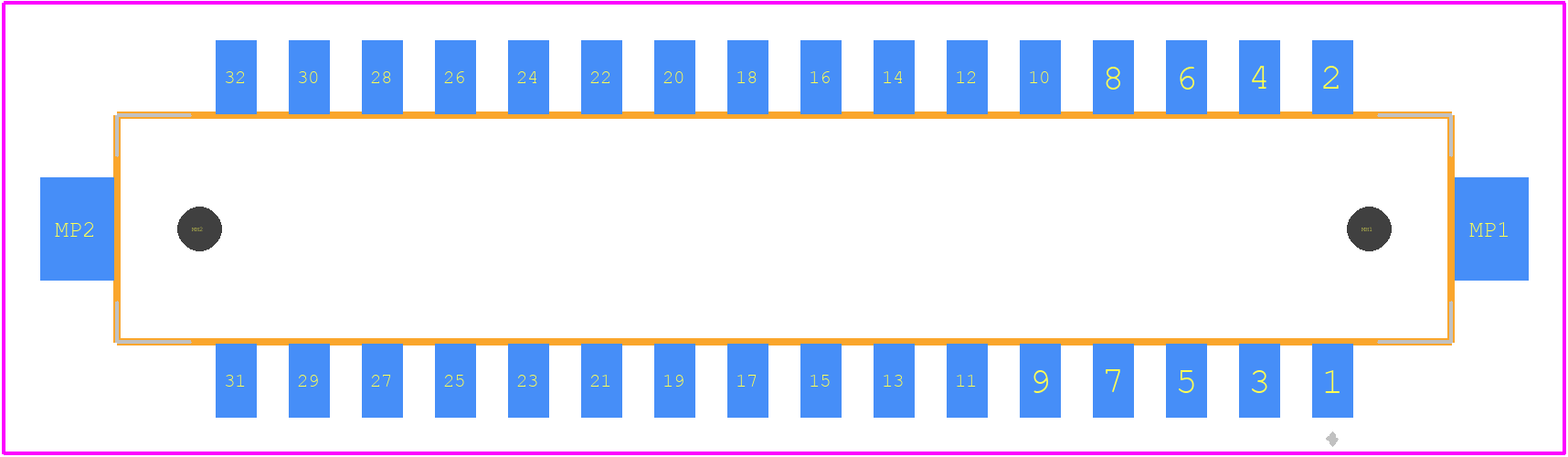 DF11G-32DP-2V(50) - Hirose PCB footprint - Other - Other - DF11G-32DP-2V(50)-2