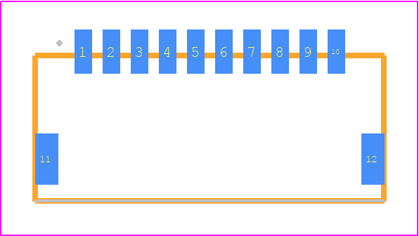 T1M-10-F-SH-L-K - SAMTEC PCB footprint - Other - Other - T1M-10-X-SH-L-K