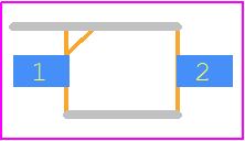 QSB363GR - onsemi PCB footprint - Small Outline Diode - Small Outline Diode - QSB363GR