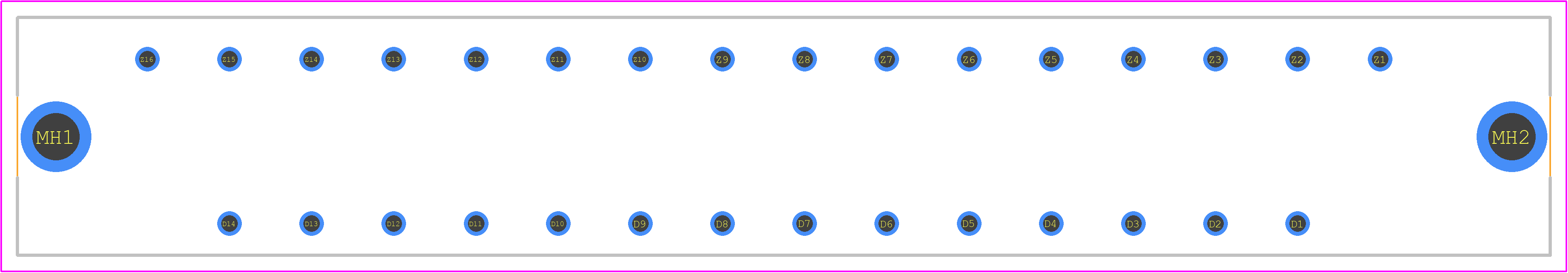 09062152854 - HARTING PCB footprint - Other - Other - 09062152854-3