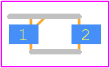 1SS315 - Toshiba PCB footprint - Small Outline Diode - Small Outline Diode - USC (SOD-323)
