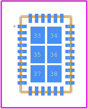 LT8645SIV#PBF - Analog Devices PCB footprint - Other - Other - LQFN PACKAGE