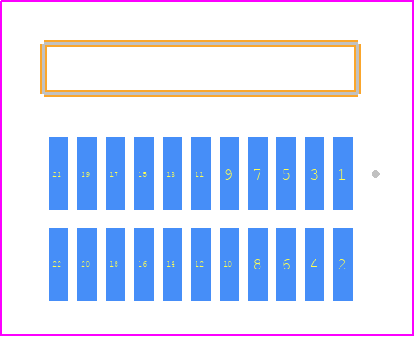 FTE-111-02-G-DH - SAMTEC PCB footprint - Other - Other - FTE-111-XX-G-DH