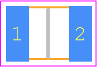 PFRR1206Y5003WBT - Vishay PCB footprint - Resistor Chip - Resistor Chip - PFRR1206