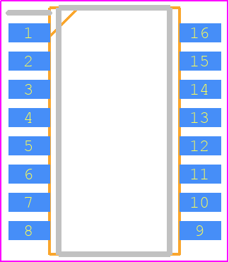 TB6674FAG - Toshiba PCB footprint - Small Outline Packages - Small Outline Packages - SSOP16-225-1.00A-D