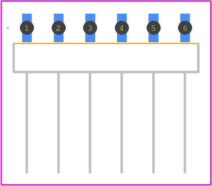 5-146305-6 - TE Connectivity PCB footprint - Other - Other - 5-146305-6-1